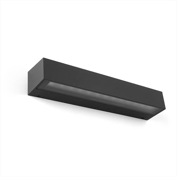 N00810  Living room wireless black square wall lamp